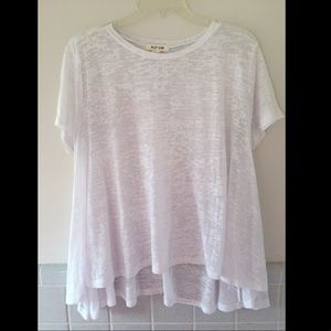 Flowy burnout tee - M